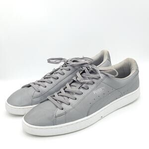 Puma basket silver  reflective low top  358637 01 men\'s size 13 PUMA Basket Reflective Mens in Silver/Metallic/Black, 11  main image 2